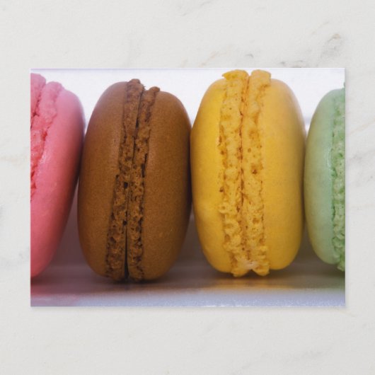 Geïmporteerde gourmet Franse macarons Briefkaart (Voorkant)