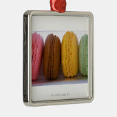 Geïmporteerde gourmet Franse macarons Metalen Ornament (Rechts)