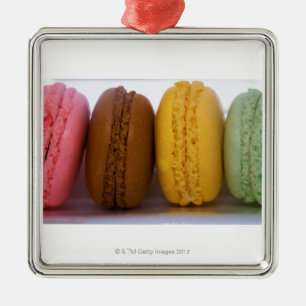 Geïmporteerde gourmet Franse macarons Metalen Ornament