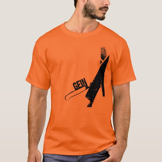 gein - messen t-shirt (Voorkant)