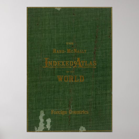 Geïndexeerde atlas poster (Voorkant)