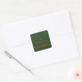 Geïndexeerde atlas vierkante sticker (Envelop)