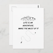 Geïndiceerde Postale kaart (Voorkant / Achterkant)