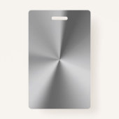 Geïndividualiseerde naam van geborsteld metaal badge (Achterkant)