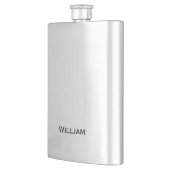Geïndividualiseerde naam van geborsteld metaal flacon (Links)