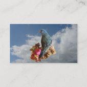 Geïneerd Visitekaartje van Parkiet (Achterkant)