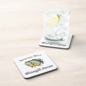 Geïnfecteerd met blauw-keelkoorts bier onderzetter (Rechterzijde)