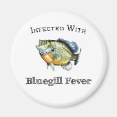 Geïnfecteerd met blauw-keelkoorts magneet (Voorkant)