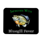 Geïnfecteerd met blauw-keelkoorts magneet (Horizontaal)
