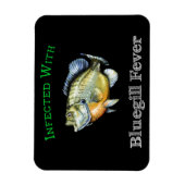 Geïnfecteerd met blauw-keelkoorts magneet (Verticaal)