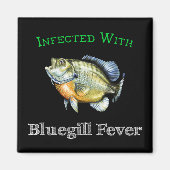 Geïnfecteerd met blauw-keelkoorts magneet (Voorkant)