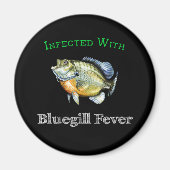 Geïnfecteerd met blauw-keelkoorts magneet (Voorkant)