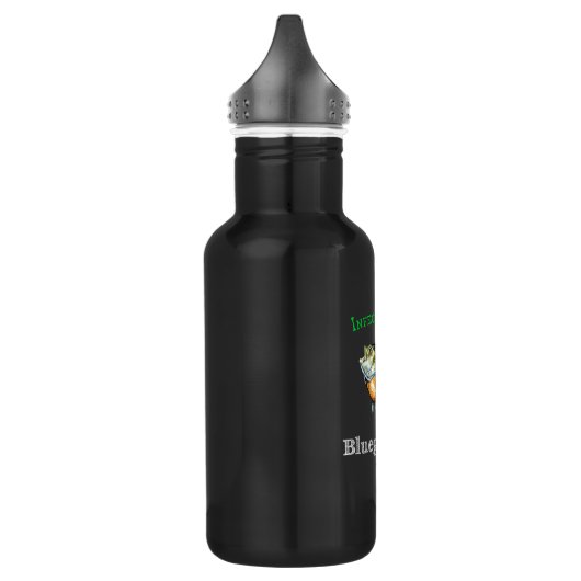 Geïnfecteerd met blauw-keelkoorts waterfles  (Links)