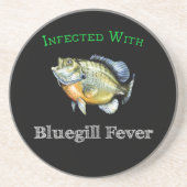 Geïnfecteerd met blauw-keelkoorts zandsteen onderzetter (Voorkant)