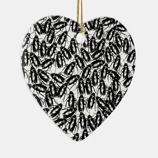 Geïnfecteerd met Cockroaches Keramisch Ornament (Rechts)