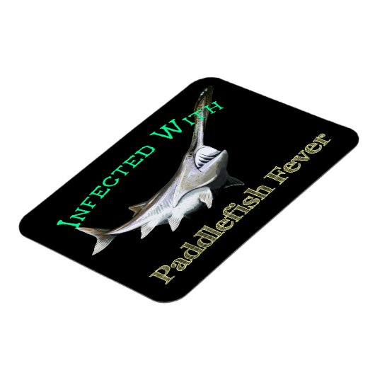 Geïnfecteerd met paddlefish koorts magneet (Linkerzijde)