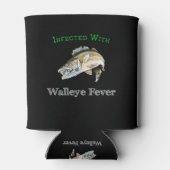 Geïnfecteerd met walleye koorts blikjeskoeler (Achterkant)