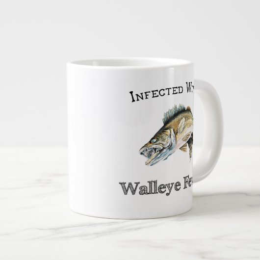 Geïnfecteerd met walleye koorts grote koffiekop (Voorkant rechts)
