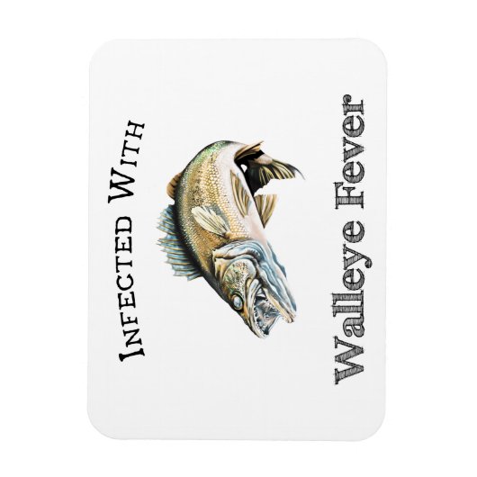 Geïnfecteerd met walleye koorts magneet (Verticaal)