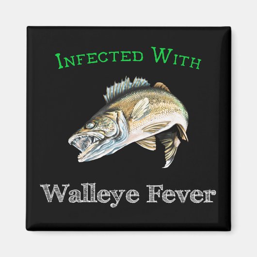 Geïnfecteerd met walleye koorts magneet (Voorkant)