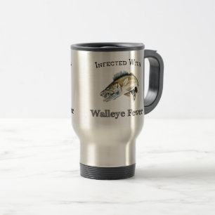 Geïnfecteerd met walleye koorts reisbeker