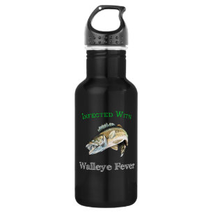 Geïnfecteerd met walleye koorts waterfles 