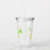 Geïnfundeerd met  liefdesananassen acryl drinkbeker (Links)