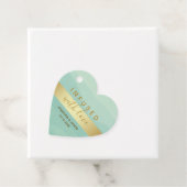 Geinfuseerd met liefdesweddenschap bedankjes labels (In situ)