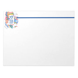 Geïnitialiseerde leerkrachten notitieblok