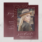 geïnkt | Fotogradatiepartij Uitnodigen Kaart (Voorkant / Achterkant)