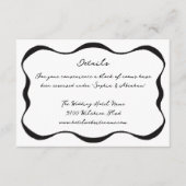 Geïnkte lint informatiekaartje (Voorkant)