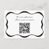 Geïnkte lint informatiekaartje (Achterkant)