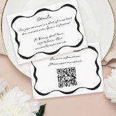 Geïnkte lint informatiekaartje