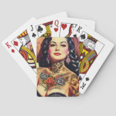  geïnkte pin-up pokerkaarten (Achterkant)