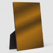 Geïnpenseerde Bronze Faux Metal Achtergrond Fotoplaat (Zijkant)