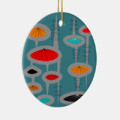 Geïnspireerd Abstract door atoommidden Keramisch Ornament (Rechts)