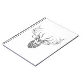 Geïnspireerd achterhoofd notitieboek (Linkerzijde)