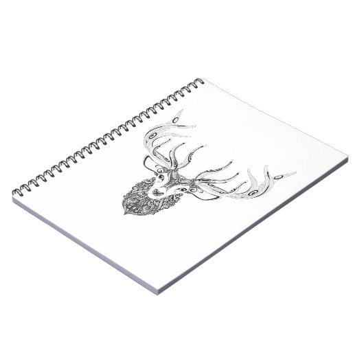 Geïnspireerd achterhoofd notitieboek (Linkerzijde)