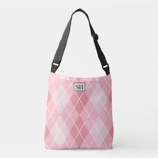 geïnspireerd (Argyle Pattern) - Crossbody Tas (Voorkant)
