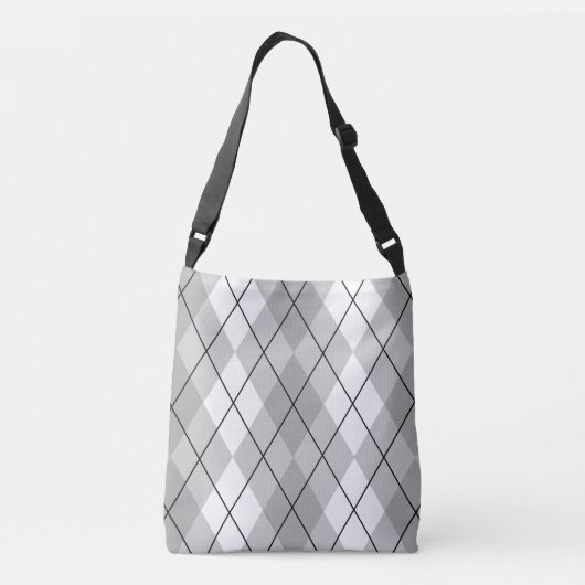  geïnspireerd (Argyle Pattern) - Crossbody Tas (Achterkant)