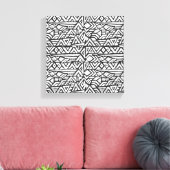Geïnspireerd Artsy Tribal Pattern 6 Canvas Afdruk (Insitu (Woonkamer))