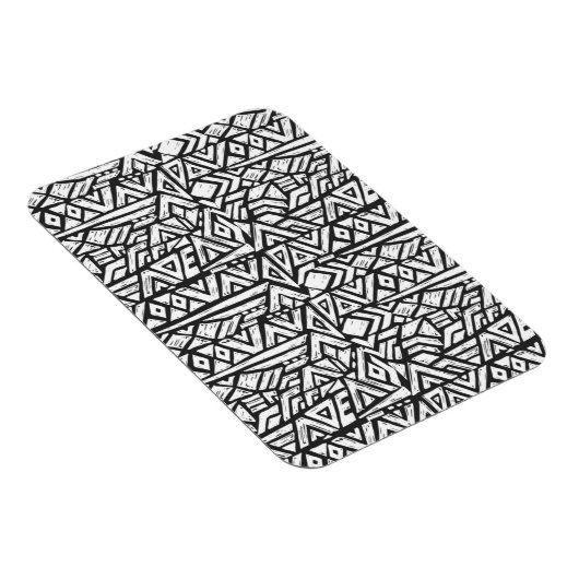 Geïnspireerd Artsy Tribal Pattern Magneet (Rechterzijde)