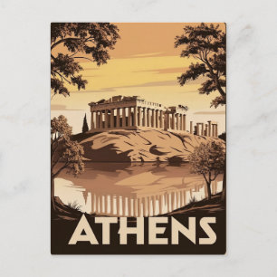  geïnspireerd Athene – iconisch Parthenon Briefkaart