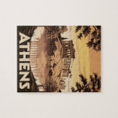  geïnspireerd Athene – iconisch Parthenon Legpuzzel (Horizontaal)