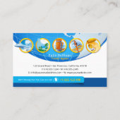 Geïnspireerd avontuur | Toerisme | Reisagent Visitekaartje (Achterkant)