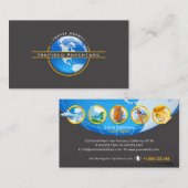 Geïnspireerd avontuur | Toerisme | Reisagent Visitekaartje (Voorkant / Achterkant)