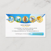 Geïnspireerd avontuur | Toerisme | Reisagent Visitekaartje (Achterkant)