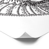 Geïnspireerd Baboon Face 2 Poster (Hoek)