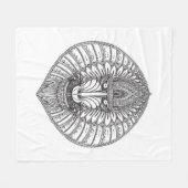 Geïnspireerd Baboon Face Fleece Deken (Voorkant (Horizontaal))