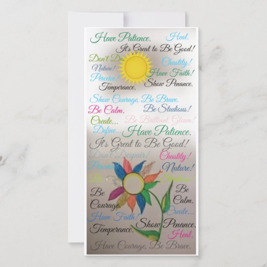 Geïnspireerd Bedankkaart (Voorkant)